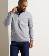 Peter Millar Vail Half-Zip in Gale Grey - view 2