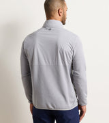 Peter Millar Vail Half-Zip in Gale Grey - view 3