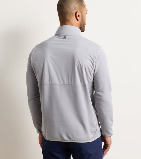 Peter Millar Vail Half-Zip in Gale Grey - view 3