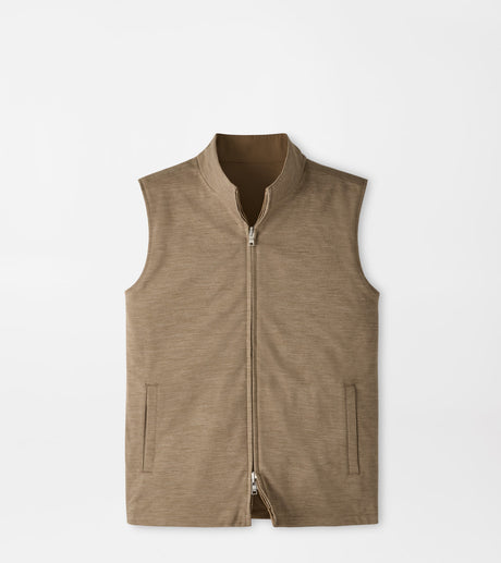 Peter Millar Ryder Reversible Gilet in Light Mocha - view 7
