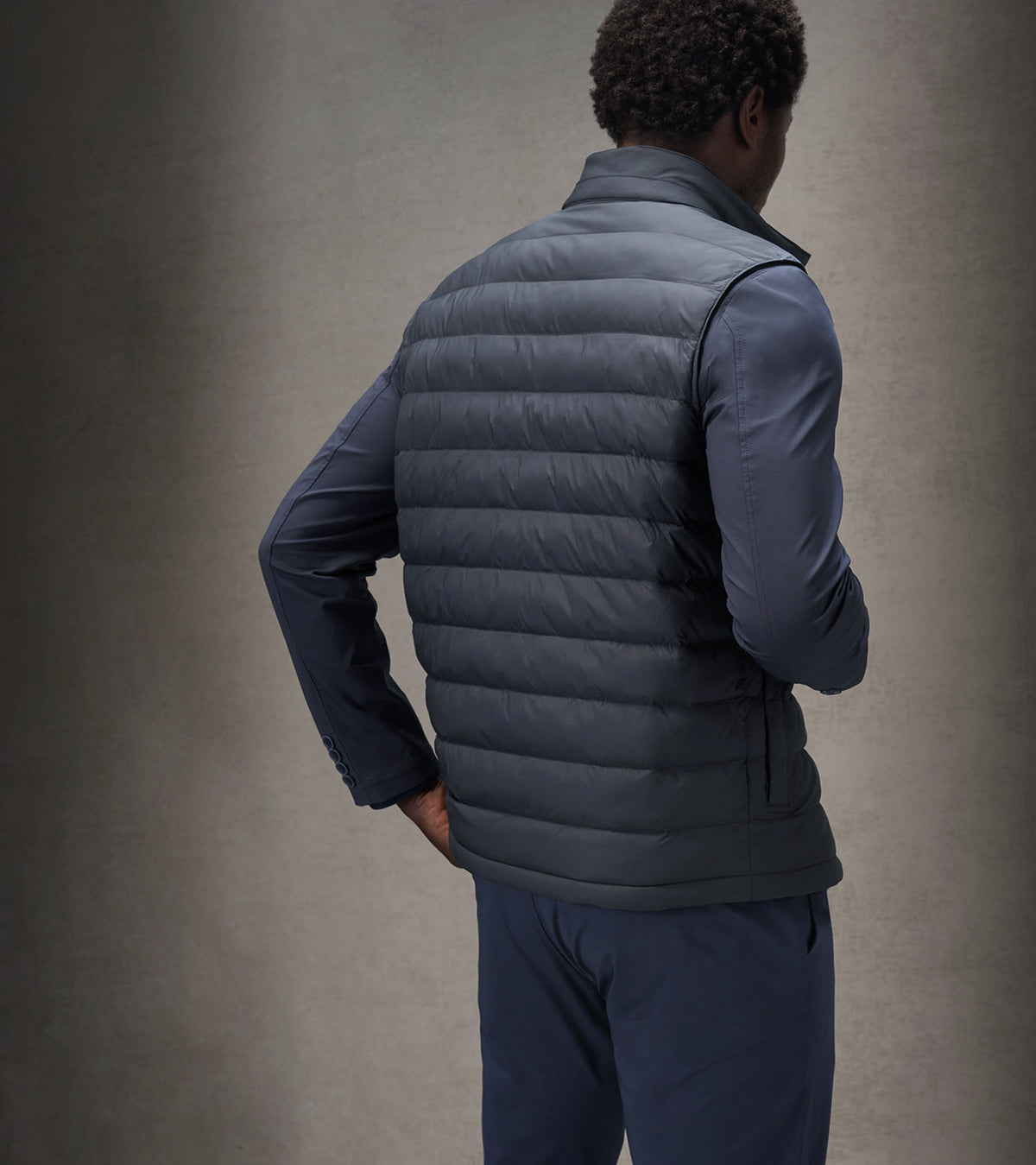 Peter Millar Pursuit Quilted Gilet in Providence Bay - view 3