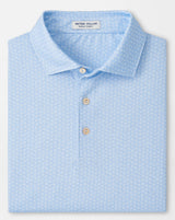 PETER MILLAR Nautilus Performance Jersey Polo Shirt - Men's Classic Fit - Stream Blue