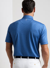 PETER MILLAR Negroni Performance Jersey Polo Shirt - Men's Classic Fit - Windsor Blue