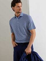 PETER MILLAR On The Half Shell Performance Jersey Polo Shirt - Men's Classic Fit - White