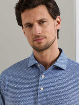 PETER MILLAR On The Half Shell Performance Jersey Polo Shirt - Men's Classic Fit - White