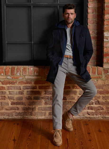 PETER MILLAR Oxford City Coat - Men's Tailored Fit - Navy