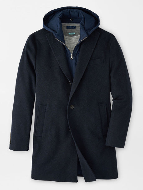 PETER MILLAR Oxford City Coat - Men's Tailored Fit - Navy