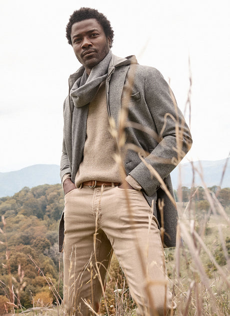 PETER MILLAR Oxford City Coat - Men's Tailored Fit - Oslo Grey