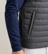 Peter Millar Parks Hybrid Gilet in Iridium - pocket detail