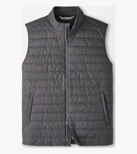 Peter Millar Parks Hybrid Gilet in Iridium - front product view