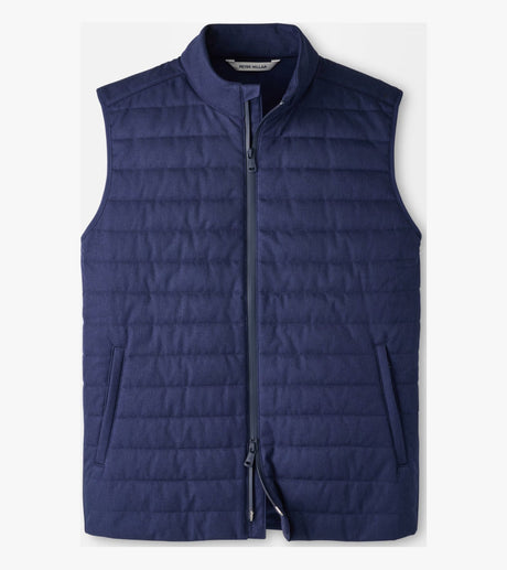Peter Millar Parks Hybrid Gilet in Navy - front product view