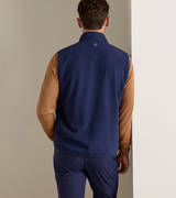 Peter Millar Parks Hybrid Gilet in Navy - model back view