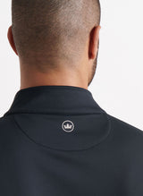 PETER MILLAR Perth Performance Quarter Zip Sweater - Mens - Black
