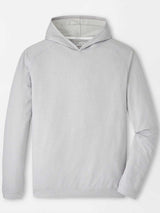 PETER MILLAR Pine Houndstooth Performance Golf Hoodie - Men's - Gale Grey
