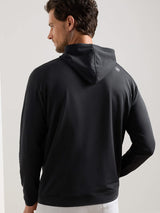 PETER MILLAR Pine Performance Golf Hoodie - Men's - Black