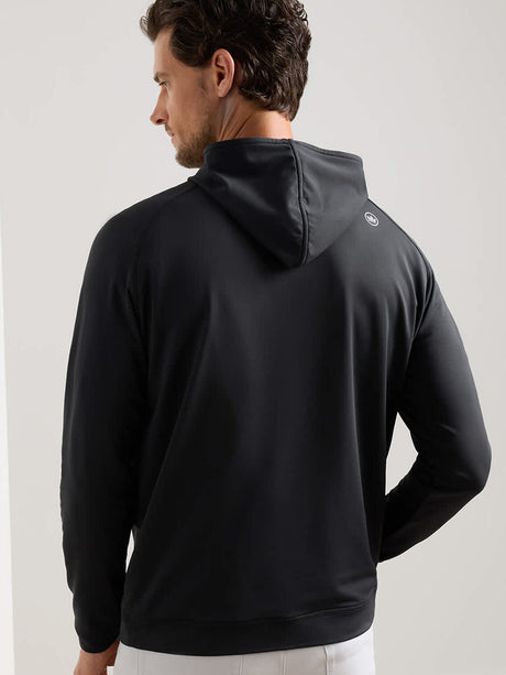 PETER MILLAR Pine Performance Golf Hoodie - Men's - Black