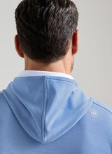PETER MILLAR Pine Performance Golf Hoodie - Men's - Bluebird