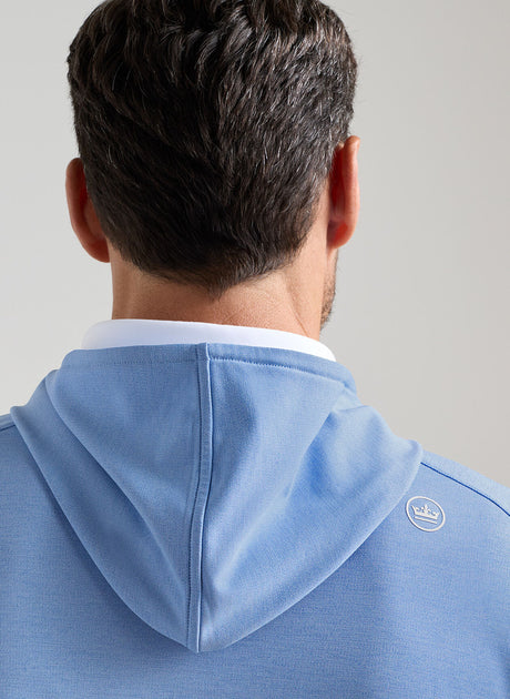 PETER MILLAR Pine Performance Golf Hoodie - Men's - Bluebird