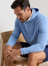 PETER MILLAR Pine Performance Golf Hoodie - Men's - Bluebird