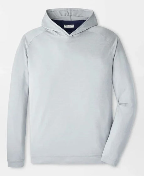PETER MILLAR Pine Performance Golf Hoodie - Men's - Gale Grey