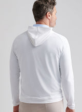 PETER MILLAR Pine Performance Golf Hoodie - Men's - White