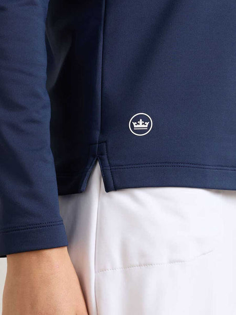 PETER MILLAR Pine Performance Hoodie - Womens - Navy