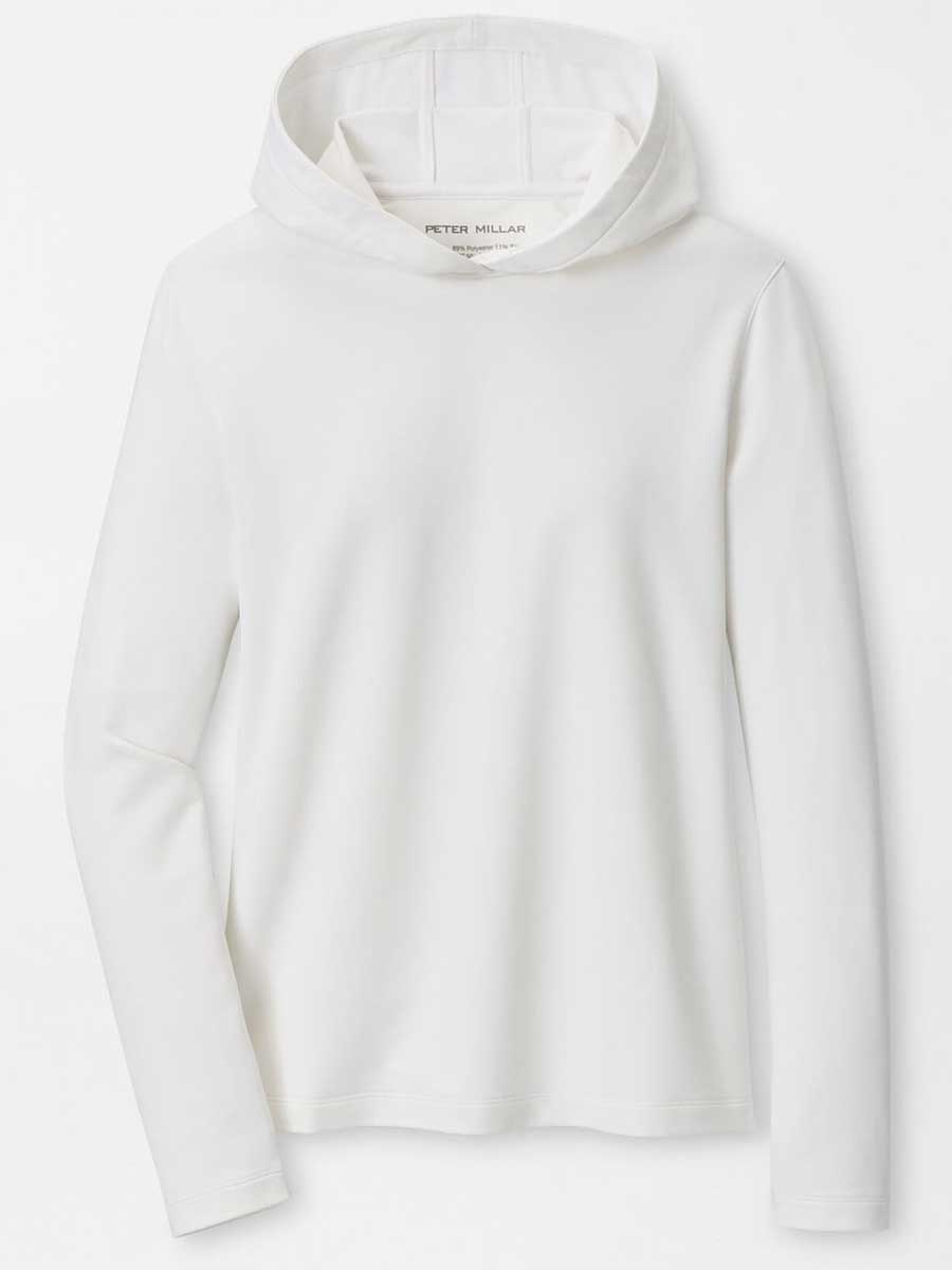 PETER MILLAR Pine Performance Hoodie - Womens - White