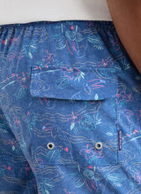 PETER MILLAR Rainforest Swim Trunk - Men's Classic Fit - Windsor Blue