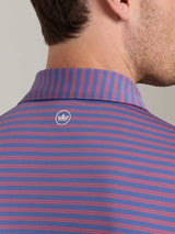 PETER MILLAR Rawlins Performance Jersey Polo Shirt - Men's Classic Fit - Bali Blue