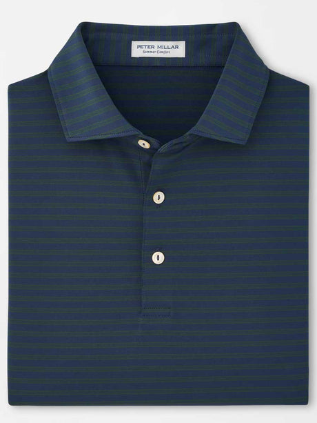 PETER MILLAR Rawlins Performance Jersey Polo Shirt - Men's Classic Fit - Navy