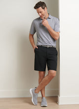 PETER MILLAR Salem Performance Shorts - Men's Classic Fit - Black