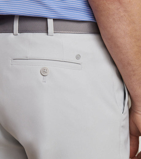 PETER MILLAR Salem Performance Shorts - Men's Classic Fit - British Grey