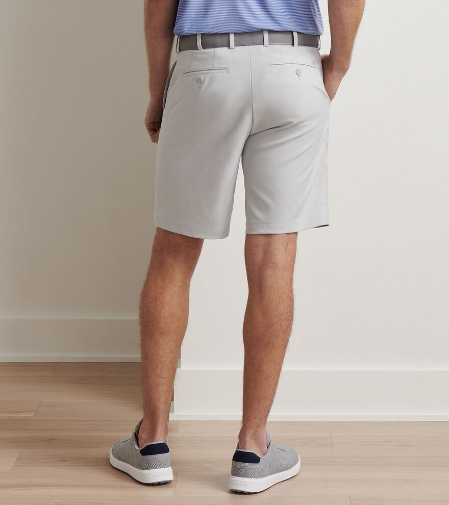 PETER MILLAR Salem Performance Shorts - Men's Classic Fit - British Grey