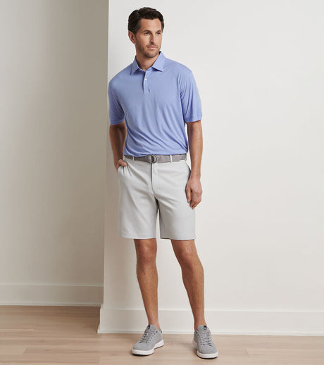 PETER MILLAR Salem Performance Shorts - Men's Classic Fit - British Grey