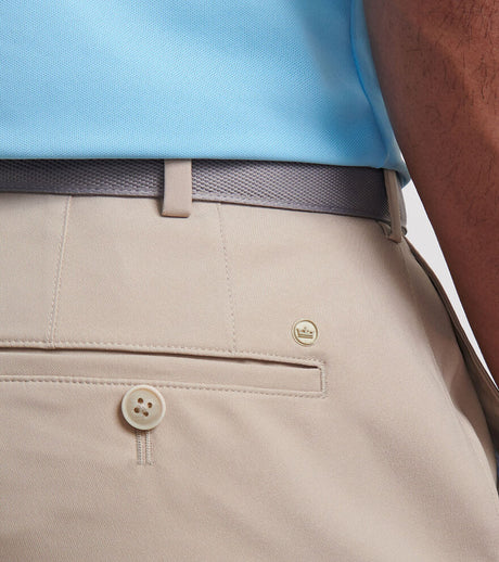 PETER MILLAR Salem Performance Shorts - Men's Classic Fit - Khaki