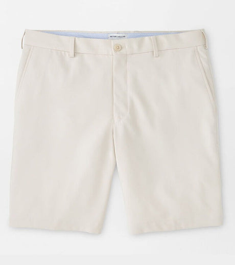Peter Millar Salem Performance Shorts - Men's Classic Fit - Stone - front product view