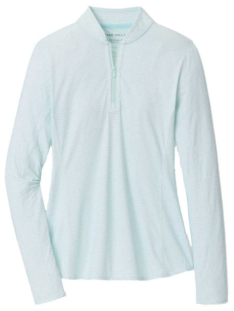 Peter Millar Shadebreak Lightweight Sunshirt in Ocean Air Bubbles - front product view