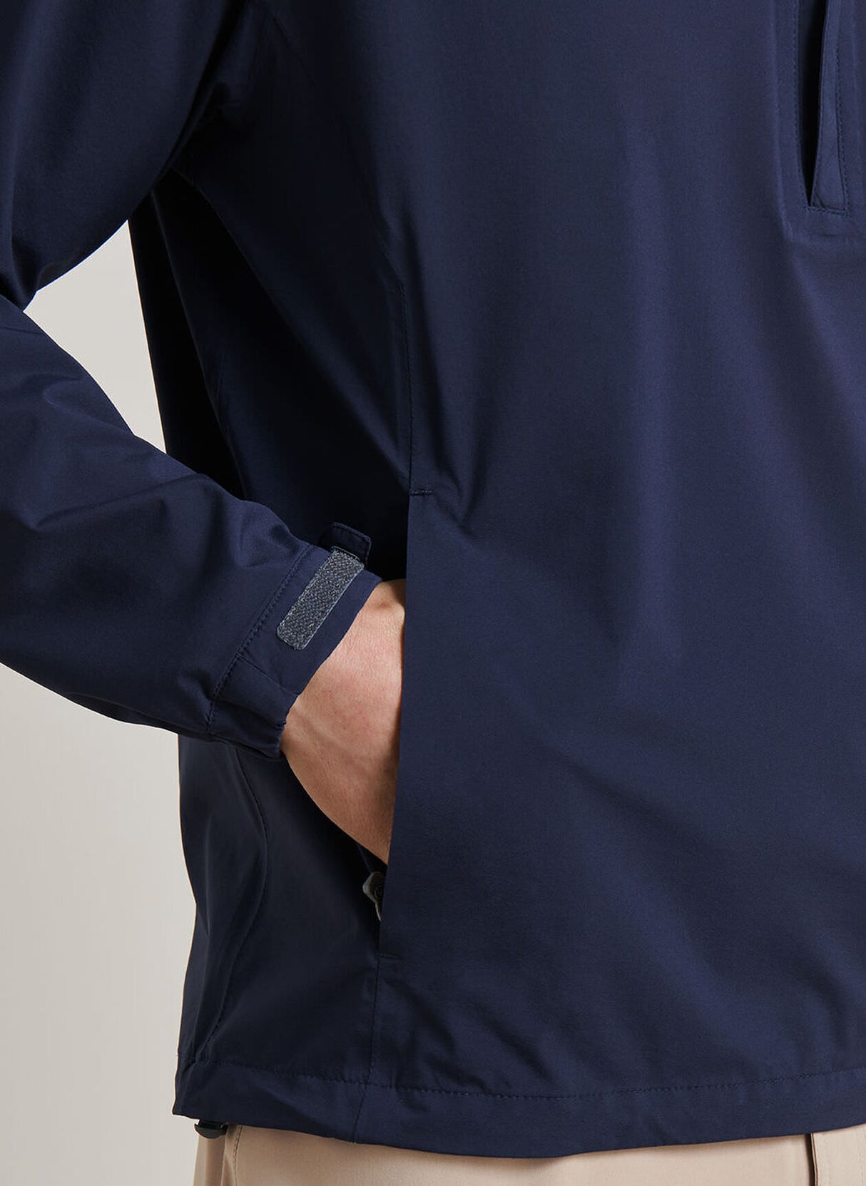 PETER MILLAR Shield Half-Zip Waterproof Rain Shell – Men’s – Navy