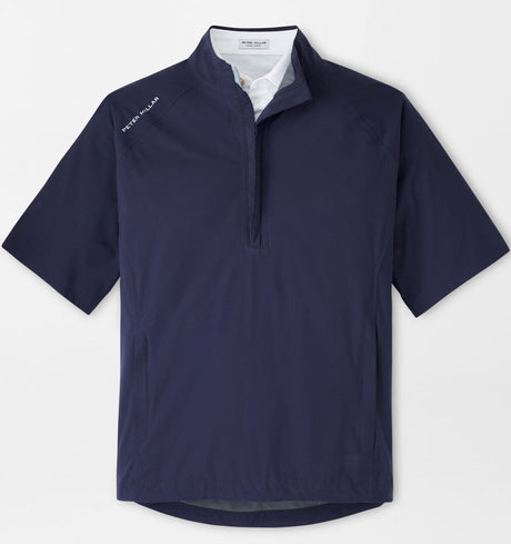 PETER MILLAR Shield Short-Sleeve Waterproof Rain Shell – Men’s – Navy