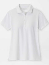 PETER MILLAR Short Sleeved Button Polo - Womens - White