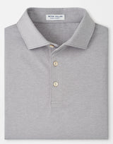 PETER MILLAR Solid Performance Jersey Polo Shirt - Men's Classic Fit - Gale Grey