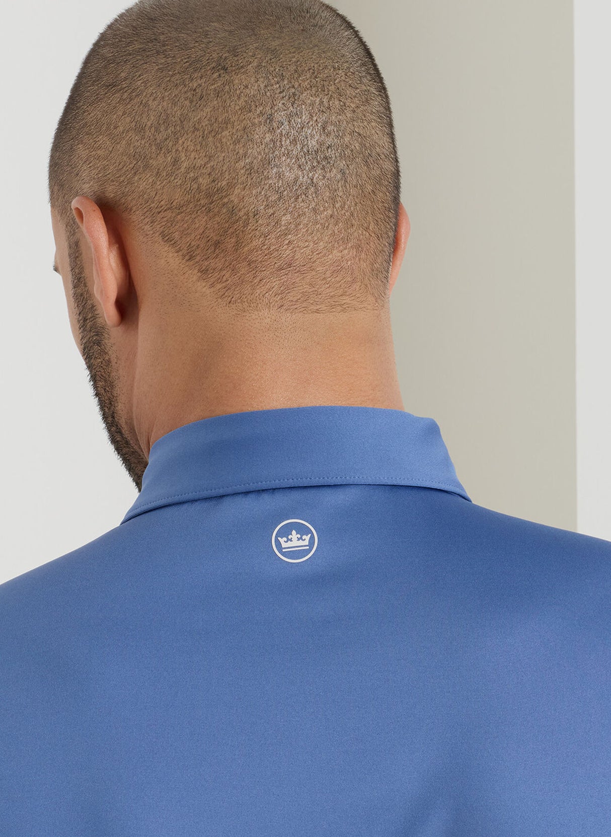 PETER MILLAR Solid Performance Jersey Polo Shirt - Men's Classic Fit - Windsor Blue