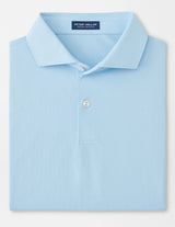 PETER MILLAR Soul Performance Mesh Polo Shirt - Men's Tailored Fit - Blue Frost