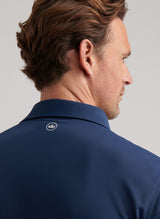PETER MILLAR Soul Performance Mesh Polo Shirt - Men's Tailored Fit - Navy