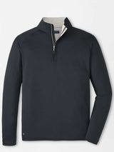 PETER MILLAR Stealth Performance Quarter Zip Sweater - Mens - Black