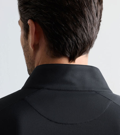 PETER MILLAR Stealth Performance Quarter Zip Sweater - Mens - Black