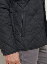 PETER MILLAR Suffolk Quilted Coat - Men's Classic Fit - Black