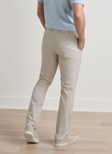 PETER MILLAR Surge Performance Trousers – Men’s Technical Four-Way Stretch – Oatmeal