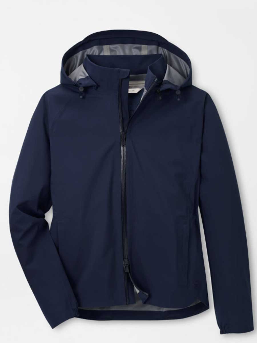 PETER MILLAR Surrey Waterproof Rain Jacket - Womens - Navy