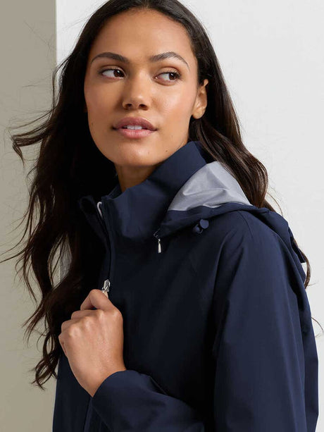 PETER MILLAR Surrey Waterproof Rain Jacket - Womens - Navy